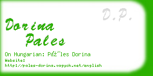 dorina pales business card